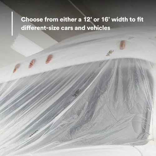 Miniatura 5 de 3M Lámina de plástico 06723, alta densidad, resistente a roturas, duradera, fácil de cortar, 12 pies x 400 pies