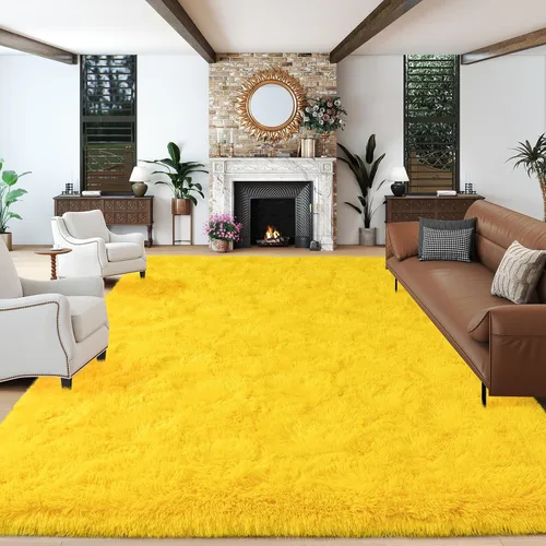 Miniatura 31 de Dssimo - Alfombra superesponjosa para la habitación, alfombra de área moderna, pequeña, suave y acogedora de felpa para niños, niñas y adolescentes