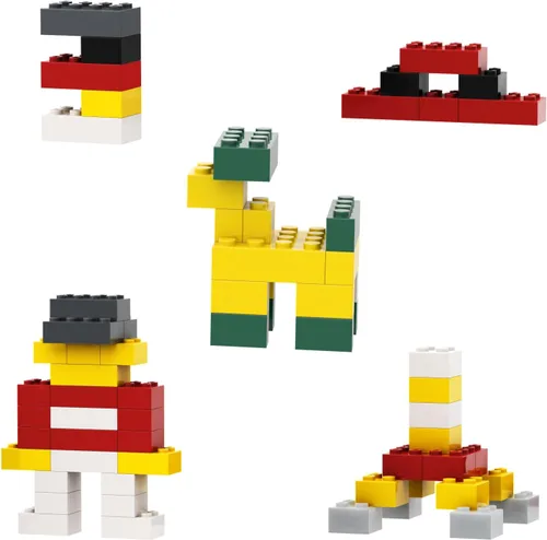 Miniatura 3 de 300 piezas de bloques de construcción clásicos, bloques a granel verdes, compatibles con Lego y piezas de las principales marcas, juguetes