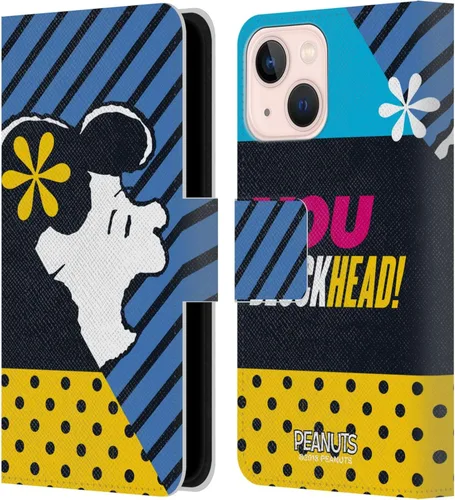 Miniatura 100 de Head Case Designs Funda de piel con licencia oficial de Peanuts Snoopy & Woodstock Balloon Halfs and Laughs para Apple iPhone 7/8/SE 2020 y 2022