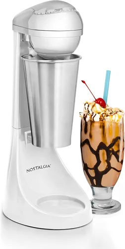 Miniatura 11 de Nostalgia - Máquina para hacer batidos o mezclar bebidas Coca Cola eléctrica y de dos velocidades, edición limitada, incluye taza para mezclar