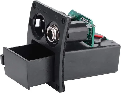 Miniatura 9 de Ecualizador de guitarra de 5 bandas, F-5T EQ ecualizador Pickup Tuner para guitarra acústica instrumento musical