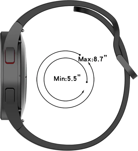 Miniatura 9 de Para Samsung Galaxy Watch 6 5 4 Band 1.575 in 1.732 in/Galaxy Watch 5 Pro Band 1.772 in/Galaxy Watch 6 Classic Band 1.693 in 1.850 in/Galaxy Watch 4