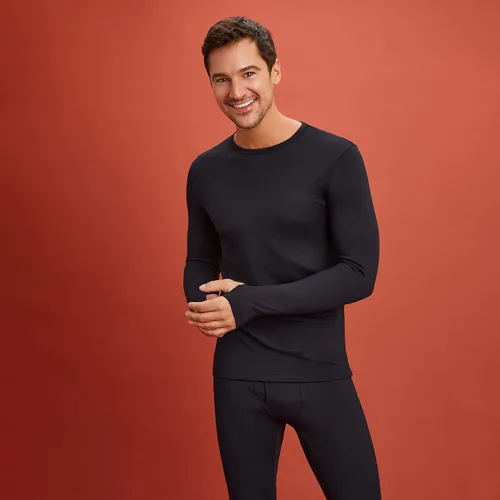 Miniatura 6 de Cuddl Duds Conjunto de 2 piezas de manga larga y capa base de pantalón para hombre, absorbe la humedad