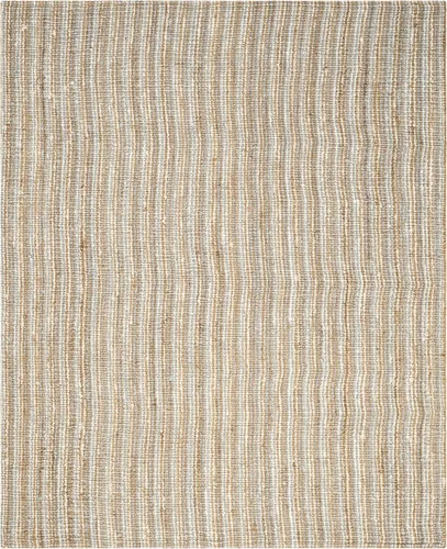 Miniatura 2 de SAFAVIEH Alfombra de área de 9 x 12 pies, colección de fibra natural, grande, gris y marrón natural, yute hecho a mano, estilo de granja, pelo