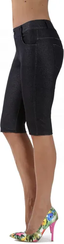 Prolific Health Leggings para mujer con aspecto de pantalones de mezclilla, mallas adelgazantes de muchos colores, en elastano, pantalones capri