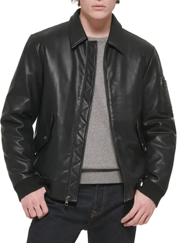 Miniatura 6 de Tommy Hilfiger Chaqueta bomber de piel sintética para hombre