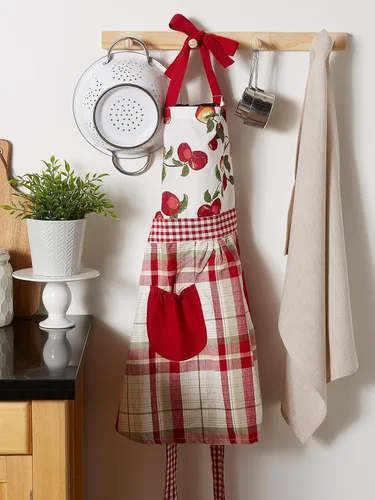 Miniatura 7 de DII Delantal de cocina ajustable para mujeres de otoño y Acción de Gracias, lazos largos en la cintura, Apple Orchard