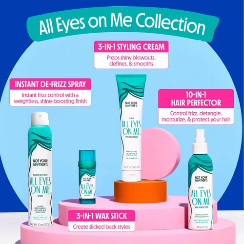 Miniatura 7 de Not Your Mother's All Eyes On Me - Perfector de cabello 10 en 1 (paquete de 3) – 6 onzas líquidas – Protector térmico para el cabello – Spray