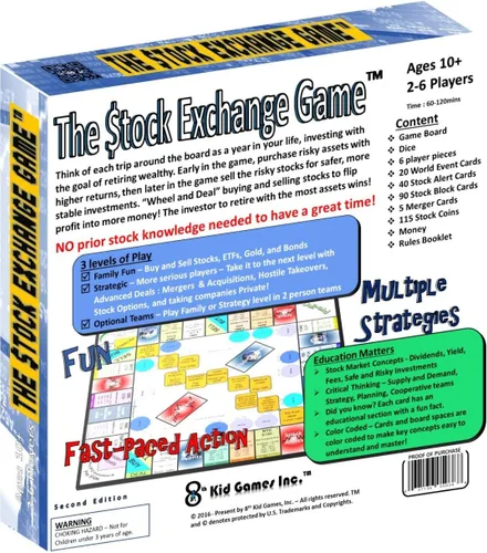 Miniatura 4 de Juego de la Bolsa de Valores – Acción del Mercado de Valores hecha fácil y divertida! Basado en el mercado de valores real. Educativo, competitivo