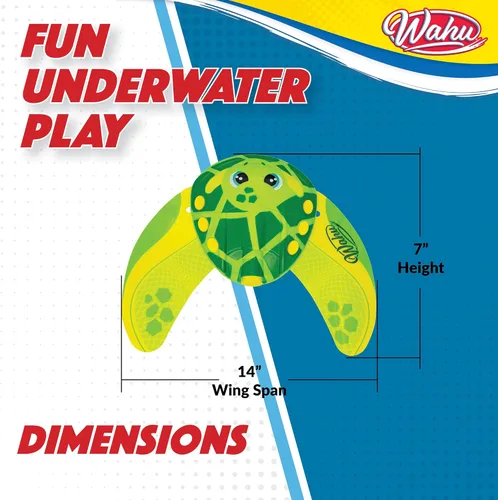 Miniatura 7 de WAHU Sea Gliders - Juguete de tortuga subacuática para piscina con chorro autopropulsado y aletas ajustables, juguete de buceo en piscina que se