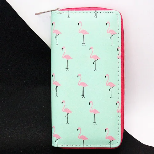 Miniatura 5 de Monedero y cartera largo con diseño de unicornio arcoíris