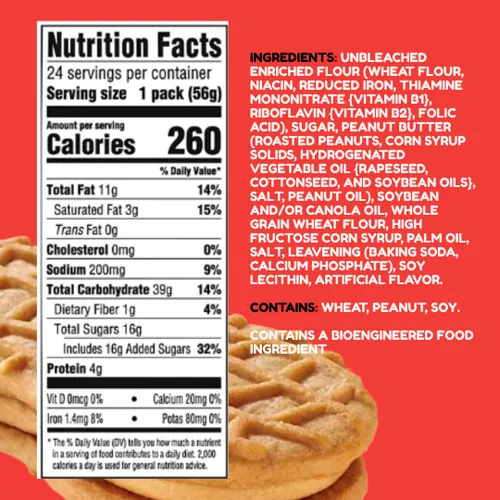 Miniatura 2 de Nutter Butter Cookies – Galletas clásicas de sándwich de mantequilla de maní, paquete de 24 – Paquetes individuales para los amantes