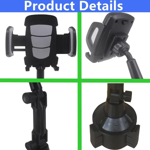 Miniatura 7 de Soporte universal para teléfono para carrito de golf, soporte universal para todos los teléfonos celulares de 4.7 a 6.8 pulgadas, compatible