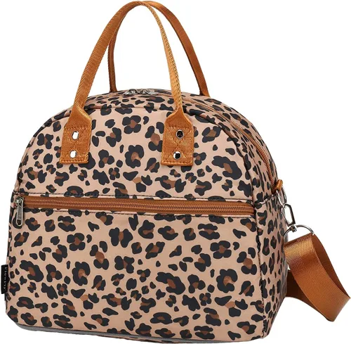 Miniatura 11 de FlowFly Fiambrera térmica con correa de hombro y asas para mujer, hombre y niños, amplia y reutilizable, congelable, bolso organizador de alimentos