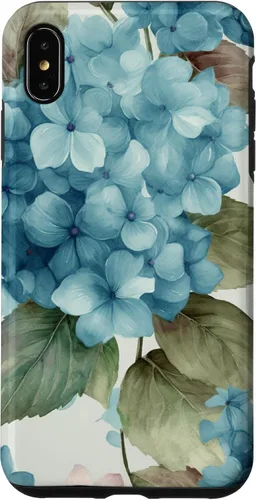 Miniatura 11 de Watercolor Shabby Chic Blue Hydrangeas Flower Case for iPhone 17