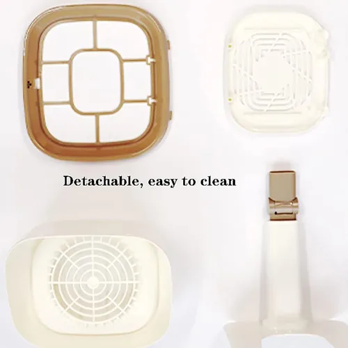 Miniatura 5 de Campana extractora portátil de 3200 RPM recargable por USB, ajuste de ángulo de altura, lavable, para el hogar, cocina, olla caliente, caravana, A