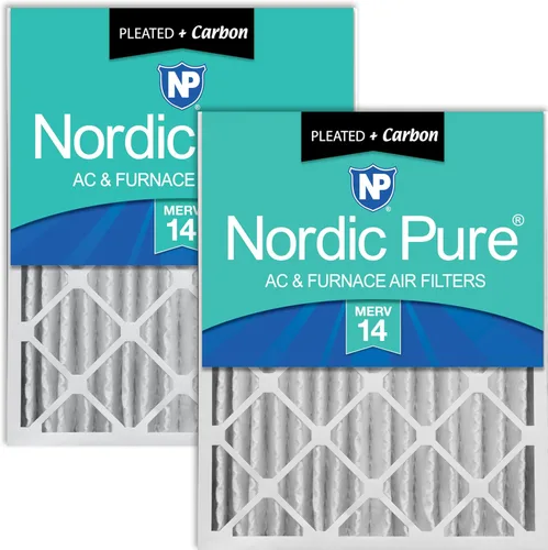 Miniatura 35 de Nordic Pure 12 x 24 x 4 (tamaño real: 11 1/2 x 23 3/8 x 3 5/8) de carbono puro plisado para reducción de olores Merv 8, filtro para horno, 1 paquete