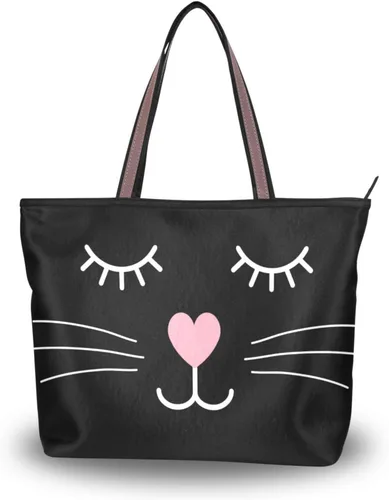 Bolsa de mano para mujer con cremallera, bolsa de poliéster para vacaciones, bolsa de trabajo, regalo para mujer