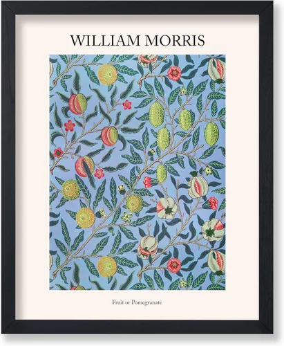Miniatura 45 de Poster Master Póster vintage de William Morris, estampado de patrón retro de Santiago, arte de flores, arte de patrón textil, regalo para hombres