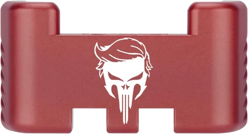 Miniatura 83 de NDZ Performance Placa trasera de aluminio con asistencia deslizante para Glock 1-5 Glock 17 19 19 19 x 22 23 24 26 27 31 32 33 34 35 45 47 49, Rojo