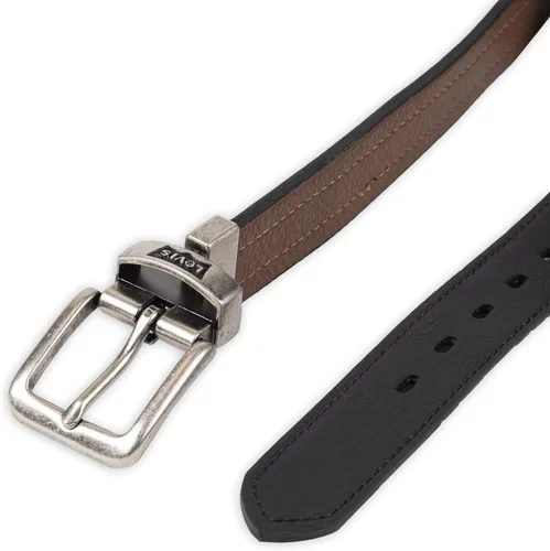 Miniatura 42 de Levi's Cinturón para niños grandes, cinturón reversible dos en uno informal apto para la escuela