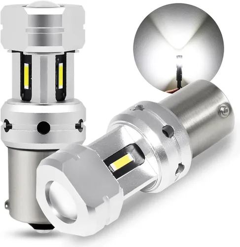 Miniatura 10 de PHINLION 3600 lúmenes 1156 7506 Bombillas LED de señal de giro ámbar super brillantes P21W 1141 2396 7506 Bombilla LED para intermitentes de coche