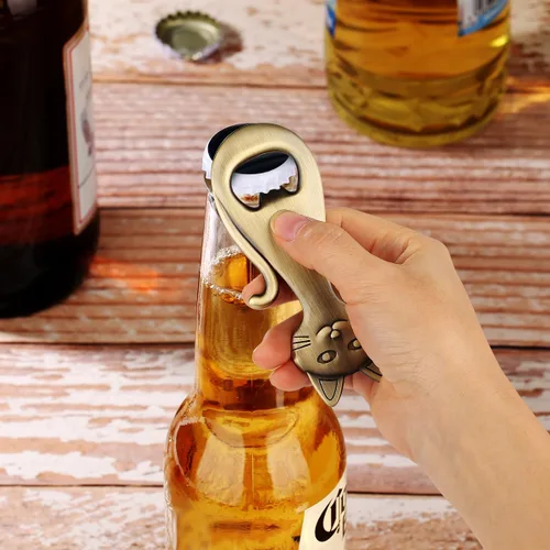 Miniatura 3 de Abrebotellas de cerveza para gatos, regalos de gatos para amantes de los gatos, abridor de cerveza de gatito, regalos de cumpleaños, regalos
