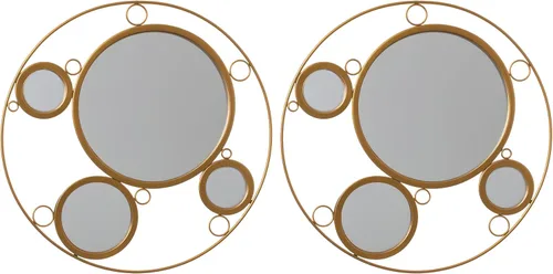 Miniatura 8 de Uniquewise Uniquewise- Espejo moderno decorativo con forma de diamante en forma de diamante de 27 pulgadas de alto para montar en la pared, un