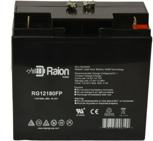 Miniatura 2 de Raion Power Batería AGM de repuesto de 12V 18Ah para Jump N Carry JNC110-2 Pack