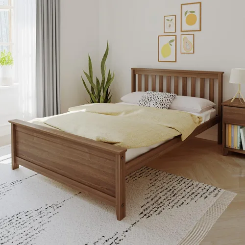Miniatura 37 de Max & Lily - Cama individual, base de cama con cabecero para niños, listones, color blanco.