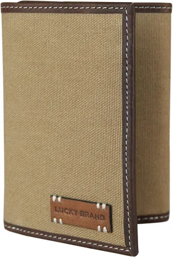 Miniatura 6 de Lucky Brand Men's Trifold Wallet ID Window Card Slots Genuine Leather Organization Durable Stylish