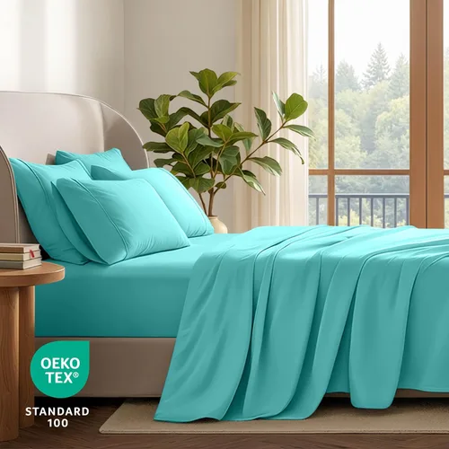 Miniatura 102 de Bare Home Hotel Luxury - Juego de sábanas tamaño individual, extra suave, 4 piezas, bolsillos profundos, ajuste fácil, refrescante y transpirable