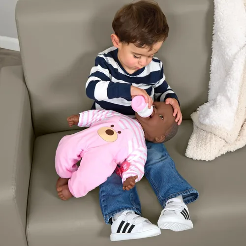 Miniatura 2 de Muñeca para abrazar de 20 pulgadas, de JC Toys, Africano americano