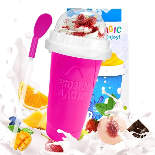 Miniatura 8 de Taza de granizado Slushie Maker Cup, Taza de granizado mágica congelada - ¡Crea deliciosos granizados en cualquier lugar con esta divertida y genial