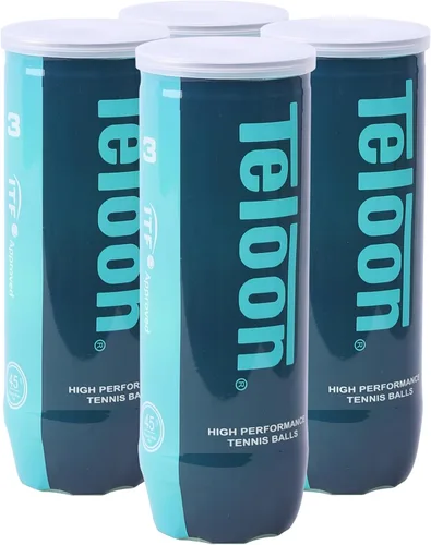 Miniatura 18 de Teloon Pelotas de Tenis para Campeonato - Extra Resistente - Pelotas de Tenis Presurizadas de Fieltro de Resistencia Regular