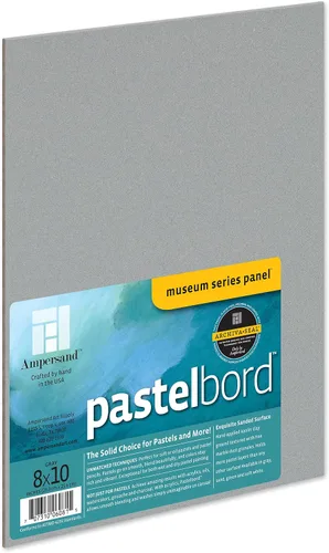 Miniatura 30 de Ampersand Art Supply Serie Museum Pastelbord 5 x 7 pulgadas Colores surtidos Panel de pintura pastel y seco de 1/2 pulgada Sostiene más