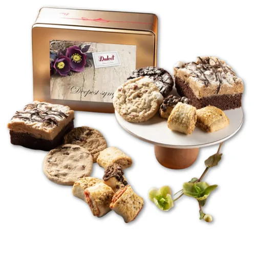 Miniatura 11 de Dulcet Gift Baskets Caja de regalo de panadería gourmet a la antigua, caja de regalo única para aniversario, boda, inauguración de la casa y todas