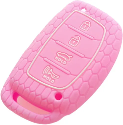 Miniatura 6 de Funda de silicona para llavero con control remoto sin llave, compatible con Hyundai Elantra Elantra GT Ioniq Sonata Tucson 2016-2021