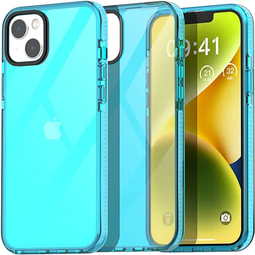 Miniatura 376 de AICase Funda protectora para iPhone 16 compatible con iPhone 16, delgada, ligera, transparente [no amarillenta] Diseño vibrante