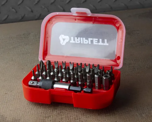 Miniatura 5 de Triplett TSBK-001 Kit de brocas de seguridad de 32 piezas con 30 puntas de grado industrial para sujetadores a prueba de manipulaciones