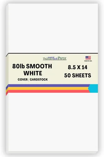 Miniatura 45 de 200 hojas de papel para tarjetas blanco brillante liso de 80#, 10,2 x 22,9 cm (4 x 9 pulgadas) Tamaño de inserción para sobre #10 - 36 kg/libra