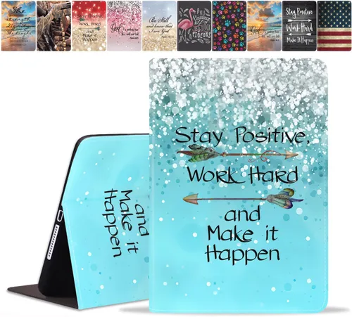Miniatura 31 de Funda para Samsung Galaxy Tab A8 de 10.5 pulgadas (SM-X200/X205/X207), funda delgada de piel sintética con función de encendido y apagado automático