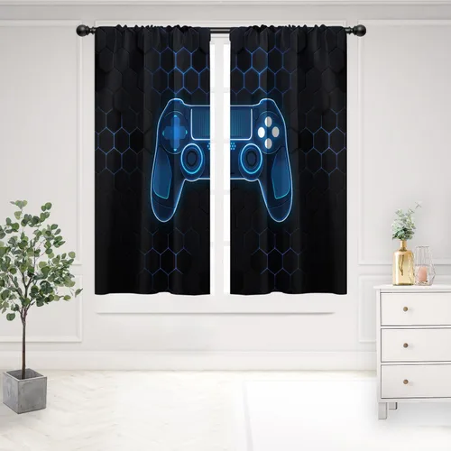 Miniatura 25 de Cortinas de cocina de estilo granja occidental con bolsillo para cortinero, pequeñas y cortas, estilo café rústico, cabaña, puerta de granero