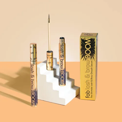 Miniatura 8 de Fab Lash and Brow Boom – El mejor suero de crecimiento de pestañas y cejas – Suero de pestañas para pestañas y cejas más gruesas, más largas