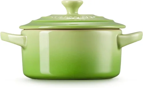 Miniatura 4 de Le Creuset Mini Cocotte redonda de cerámica, 8 onzas, palma Palmera