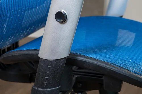 Miniatura 9 de Silla de oficina ergonómica ajustable azul de 53 pulgadas de alto, silla ergonómica de oficina en casa, silla ergonómica con reposacabezas, sillas