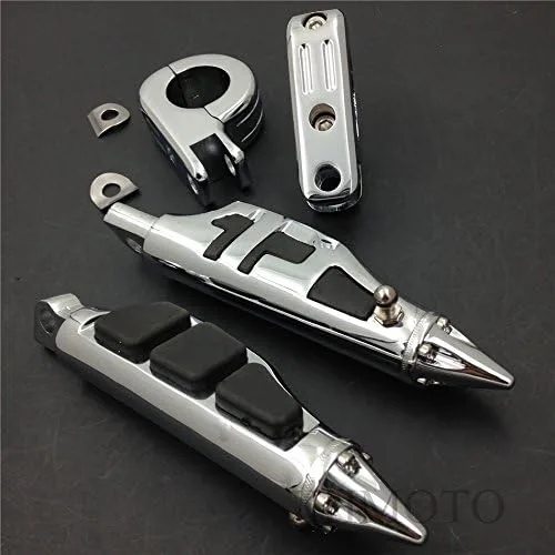 Miniatura 4 de SMT-1 1/2" Highway Stiletto 4475 Pinzas de pie P-Abrazaderas compatibles con H-D Sportster Touring [B00Y43O0CI]