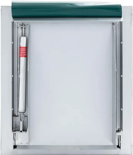 Miniatura 6 de Oswald Supply Puerta universal de acero inoxidable para basura, compatible con la ADA, 20 pulgadas de ancho x 20 pulgadas de alto, clasificación