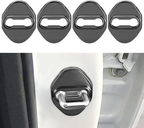 TOMALL 4 piezas Fundas Protectoras para Pestillos de Puerta de Coche Compatibles con Toyota 86 Camry Tacoma RAV4 Corolla Highlander Tundra Prius CHR